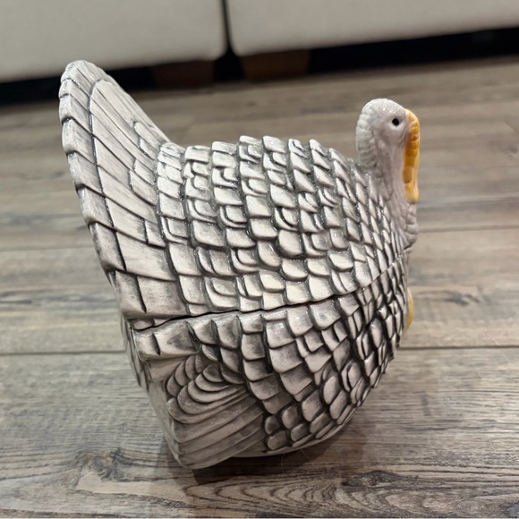 no brand Other - Vintage Style Thanksgiving Turkey Covered Dish